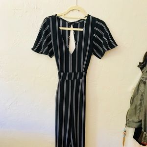 Striped jumpsuit